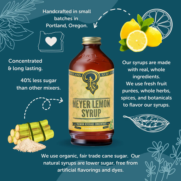 Portland Syrups - Meyer Lemon 12 oz