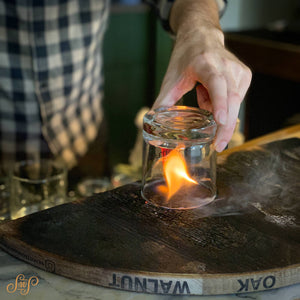 Spirits WIth Smoke - Half Circle Smoking Board, alcohol-free