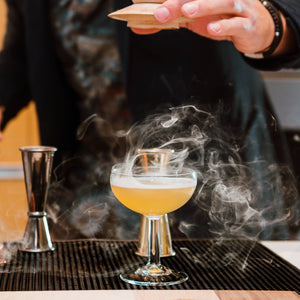Spirits With Smoke - Smoking Saucer Set, alcohol-free