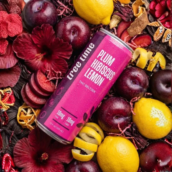 Tree Time - Plum Hibiscus Lemonade (10 mg THC, 10 mg CBD)