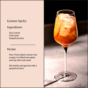 Three Spirit Livener: A Pick Me Up Elixir (16.9 fl oz), alcohol-free