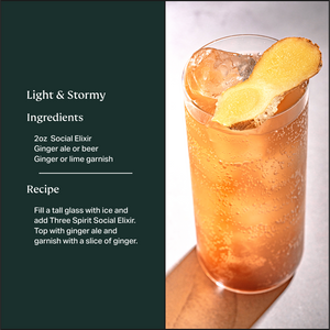 Three Spirit Social Elixir: Put a Pep in Your Step (16.9 fl oz), alcohol-free