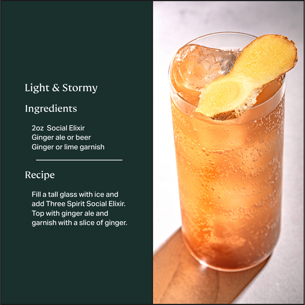 Three Spirit Social Elixir: Put a Pep in Your Step (16.9 fl oz), alcohol-free