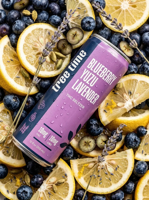 Tree Time - Blueberry Yuzu Lavender (10 mg THC, 10 mg CBD)