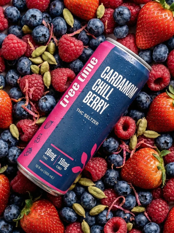 Tree Time - Cardamom Chill Berry (10 mg THC, 10 mg CBD)