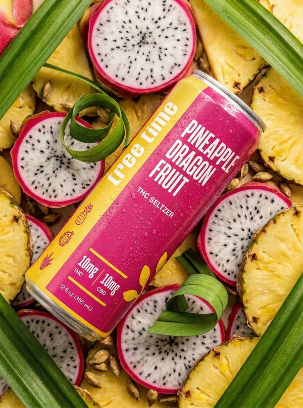 Tree Time - Pineapple Dragon Fruit (5 mg THC, 5 mg CBD)
