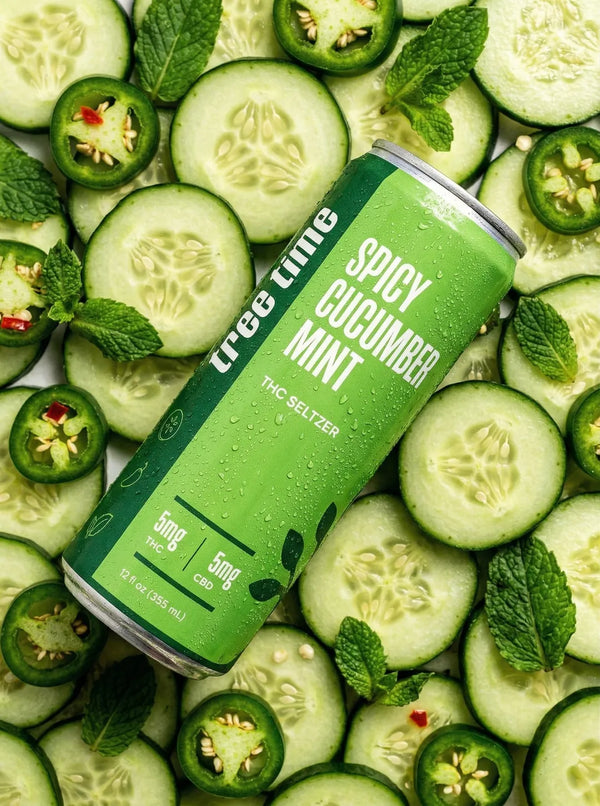 Tree Time - Spicy Cucumber Mint (5 mg THC, 5 mg CBD)
