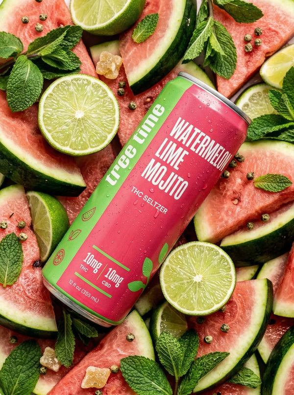 Tree Time - Watermelon Lime Mojito (10 mg THC, 10 mg CBD)
