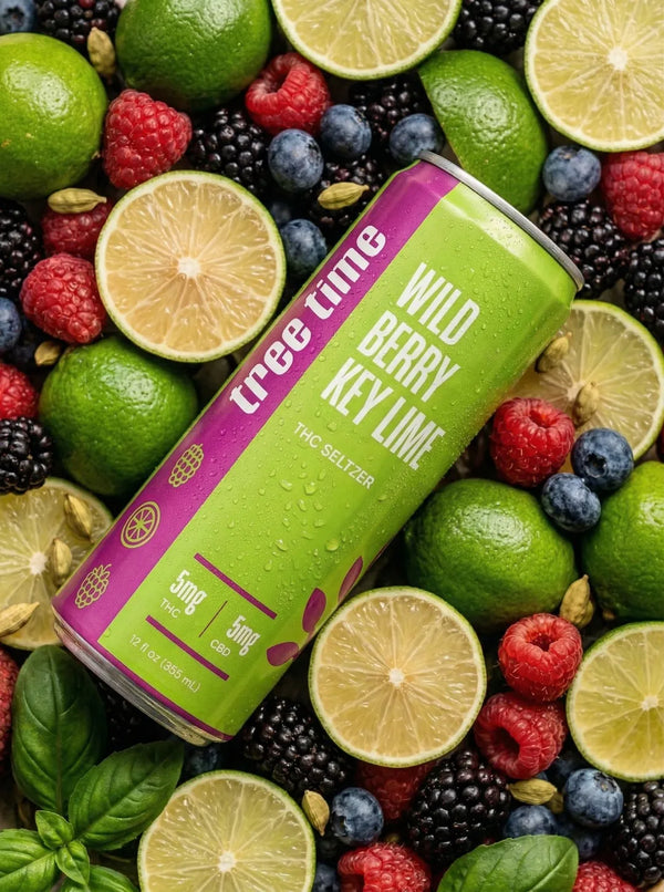 Tree Time - Wild Berry Key Lime (5 mg THC, 5 mg CBD)
