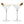Viski - Deco Meridian Gold-Rimmed Crystal Martini Glasses - Set of 2, alcohol-free